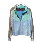 Mystree  Color Block Terry Pullover. Size Large Photo 2