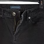 Aeropostale SZ 6 Mid-Rise Boot Jeans Zip-Fly Pockets Black Wash Womens Photo 2