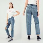 The Room Boyish Tommy High Rise Straight Jeans in Service Photo 3