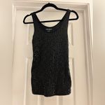 Old Navy  black sparkle sequin tank top. Photo 2