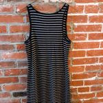 Ann Taylor  Black and White Striped Maxi Dress Photo 8