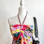 Vintage Floral Babydoll Halter Dress, Y2K Cottagecore‎ Coquette Soft Girl Medium Photo 1