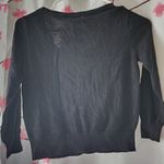 Candie's NWT Women's Black Cardigan Sequin Sweater 3/4 Sleeve Size XS Photo 2