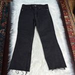 ZARA  Black High Rise Cropped Jeans Photo 0