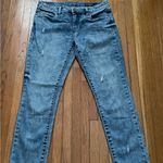 BLANK NYC Skinny Classique distressed blue medium wash jeans, size 28” low rise Photo 0