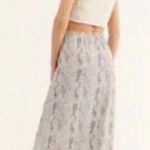 Free People NWOT Women Katie button front midi snake print Skirt Photo 0