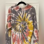 Anthropologie Pilcro Angie Women Cowl Neck Waffle Knit Tie Dye Sweatshirt Size S Photo 5