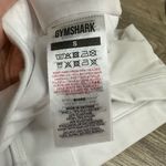 Gymshark Women’s Small Essential White Sports Bra Front Zip Photo 3