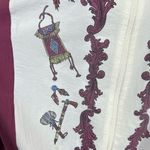 Vintage 80’s Native American Print Windbreaker Bomber Jacket Purple Size XL Photo 3