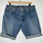 Ralph Lauren Vintage Polo Jeans Co. Denim Cut Off Shorts Women’s 14 Leather Tab Photo 5