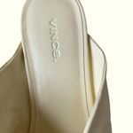 Vince  Crenne Leather Slide On Mule Pale Buttery Yellow size 8 Photo 2