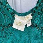 Victoria's Secret Victoria’s Secret Esmerald Green Gold Label Night Gown Sz L (Vintage) Photo 5