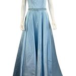 Sherri Hill  Light Blue Maxi Dress Size 6 Photo 0