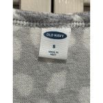 Old Navy Gray/White Cheetah Sweater Long Sleeve Round Neck Size S Soft Photo 1