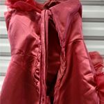 Y2K Retro One Shoulder Dress Women's Size 2 Red Wedding Cocktail Party Prom Photo 10