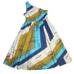 J.Crew NWT One-Shoulder Midi in Ratti® Sail Away Print Cotton Midi Dress 12 Photo 0