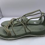 Merrell  Womens Comfortable Sunstone Sandals size US8 green & yellow Photo 0
