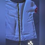 Maria Filo White Short Sleeve Top Size M full buttons at the back Size M Photo 11