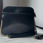 Liz Claiborne Vintage Navy Bag with Gold Chain Photo 3