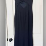 Katie May  Madison Navy Blue Twist Maxi Dress Gown Photo 4