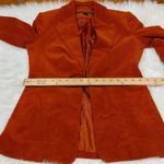 Josephine Chaus Size 4 Burnt Red Corduroy Business Boho Blazer Photo 4