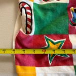 RARE VTG Michael Simon Christmas Festive Santa Fun Patterns Unique Cardigan S Photo 3