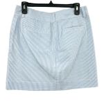 Vineyard Vines Size 4 Mini Skirt Blue White Pinstripe Nautical Boating Golf Photo 1
