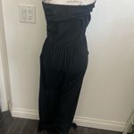 Elegant Black Strapless jumpsuit Size M Photo 3