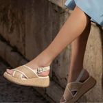 M. Gemi The Lucrezia Sandal in ecru 41 Tan Size 10 Photo 0