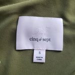 Cinq A Sept Olive Green Zaya Workcore Feminine Whimsical Long Sleeve Size Small Photo 2