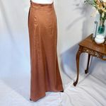 Anthropologie By  Linen Maxi Wrap Skirt in Rust Womens Size 22🧡 Photo 4