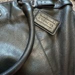 Coach Black Madison Lindsey Leather Tote with Zip Closure and Front Pocket EUC Photo 8