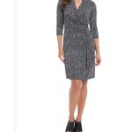 Karen Kane  Monochrome Patterned Dress Photo 7