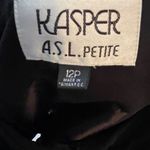 Vintage Kasper Petite Blazer Black‎ Black Size 12P Photo 5