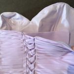 Women’s Short Purple Chiffon & Lace Prom Party Homecoming Dress Corset Size 18 Photo 8