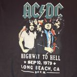 Urban Outfitters 🖤UO🖤AC⚡️DC Black Woman’s OverSized Crewneck Sweatshirt•Size:L🖤 Photo 2