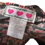 Trixxi Three Pink Hearts Y2K Black Red Polka Dot Glitter Grunge Rock Halter Top Photo 7