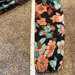 Floral Chiffon Long Sleeve Maxi Dress Blue Size L Photo 6