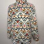 Eddie Bauer  1/4 Zip Quest Plush Fleece Pullover Jacket Size M Multicolor Aztec Photo 0