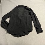 ZARA  women’s Black Button-Up Shirt with lace cami size small resort casual EUC Photo 4