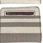 Fossil Neutral Stripes Madison Bifold Cream Brown Photo 5