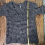 Free People Women’s oversized chunky loose knit brown acrylic sweater size md Photo 4