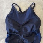 Sweaty Betty  Black Strappy Fitted Ribbed Camisole Blue Size Small Compression Photo 1