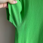 ZARA Lightweight Knit Short Sleeve Shirt, Bright Green, Size XL Photo 8