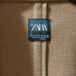 ZARA  Tan Long Pea Coat XL Photo 1