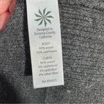 Athleta  Cloud Charcoal Heather Wool Cashmere Blend V Neck Sweater Dress Photo 4