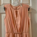Francesca's Francesca’s Orange-pink Scoop Neck Sleeveless Aline Dress L Photo 5