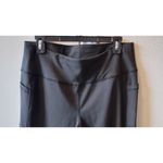 Women compressive Pockets Leggings Wide Flat Waistband Black Size 2XL Photo 1