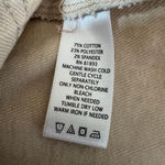 Liz Claiborne Beige Stretch Denim Full Zip Vest M Photo 3