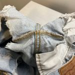 Levi's 501 Button Fly Denim Jean Shorts Cutoffs High Waisted Rise Festival 26 Photo 11